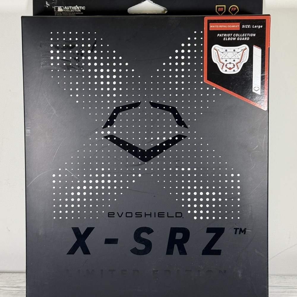 NEW Evoshield X-SRZ Elbow‎ Guard Size Large Patriot Collection Limited Edition